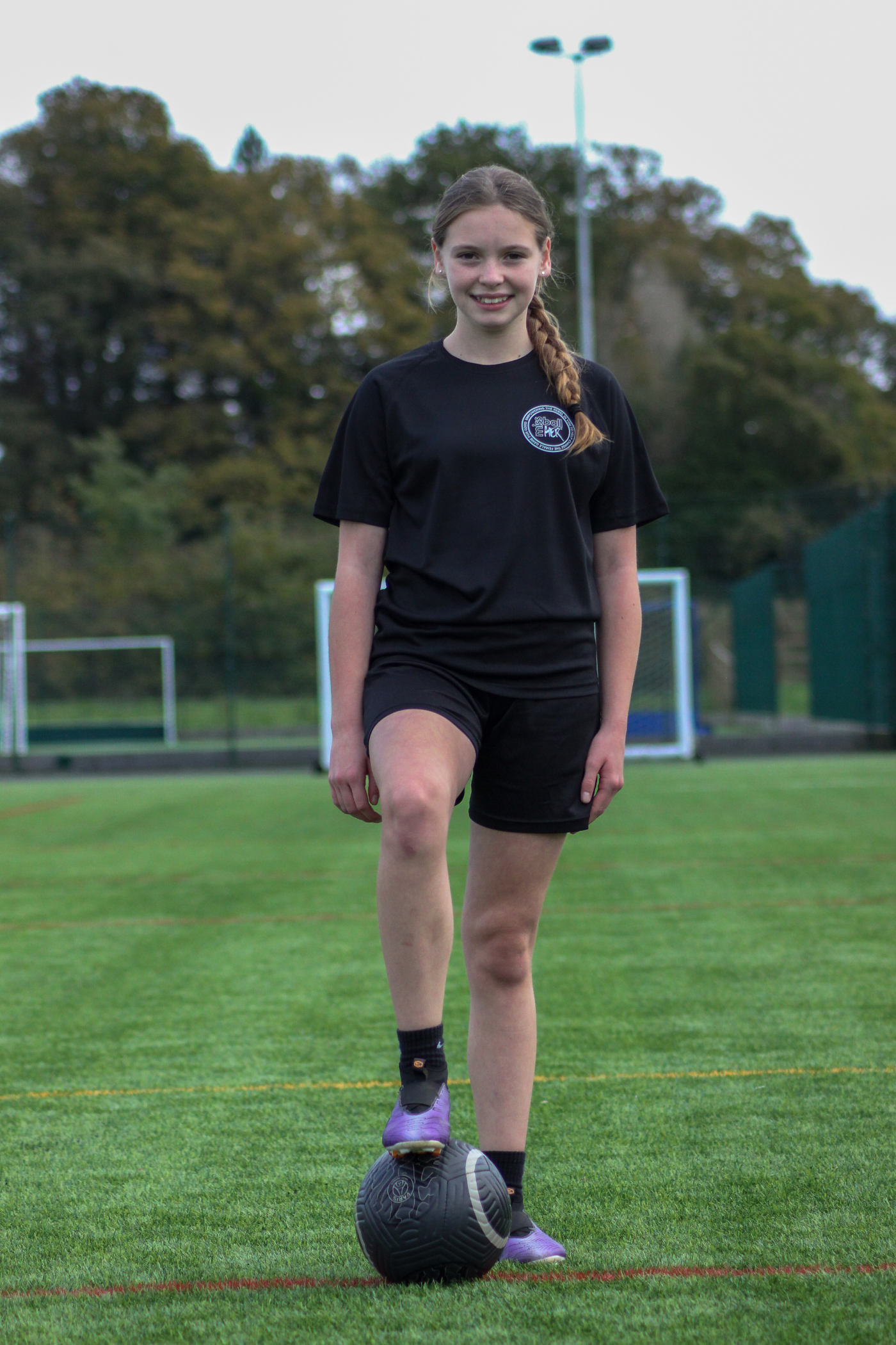 Women's 'RELAXED' Training Top 'MISSBALLHER' BLACK
