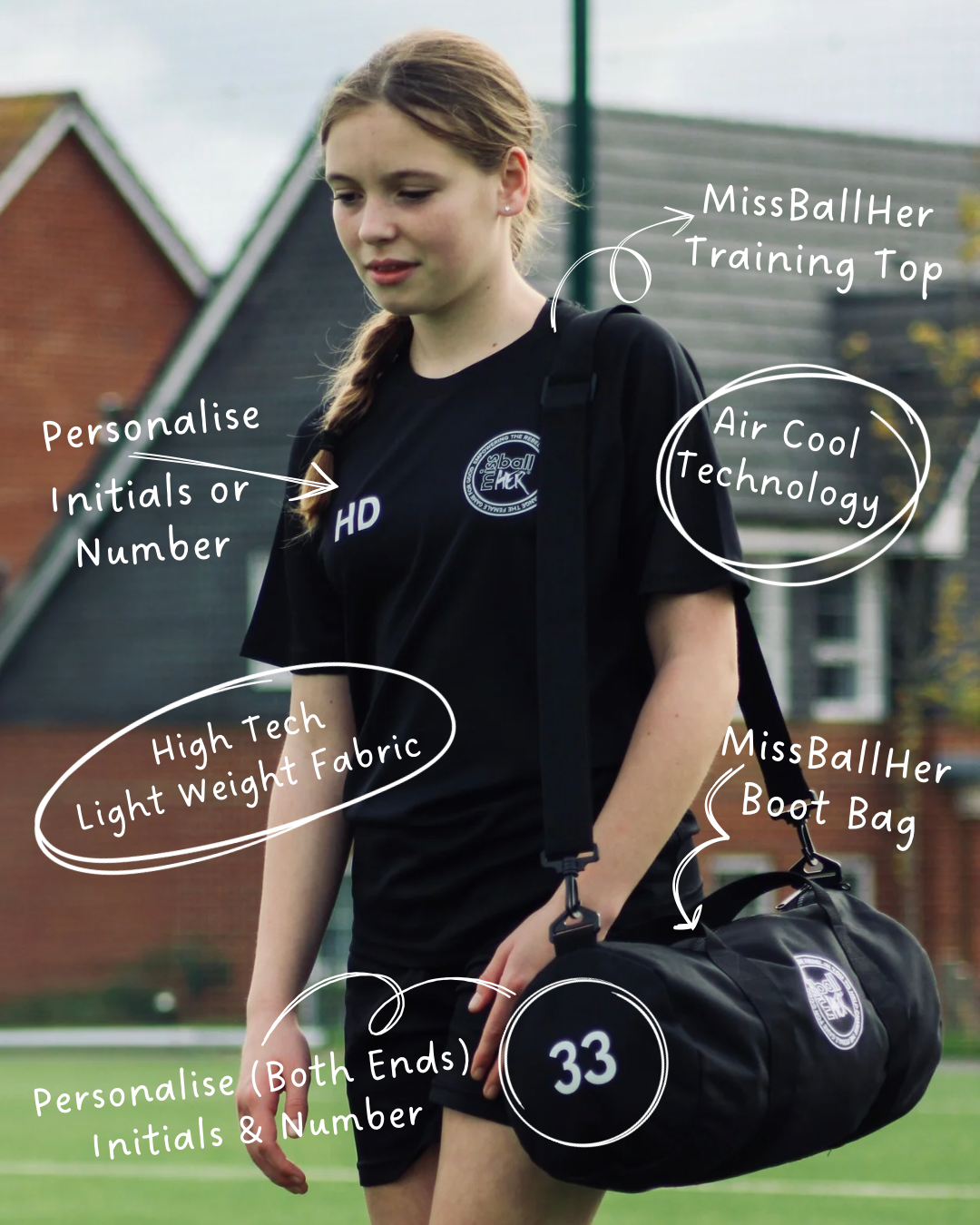 THE 'MISSBALLHER' BOOT BAG