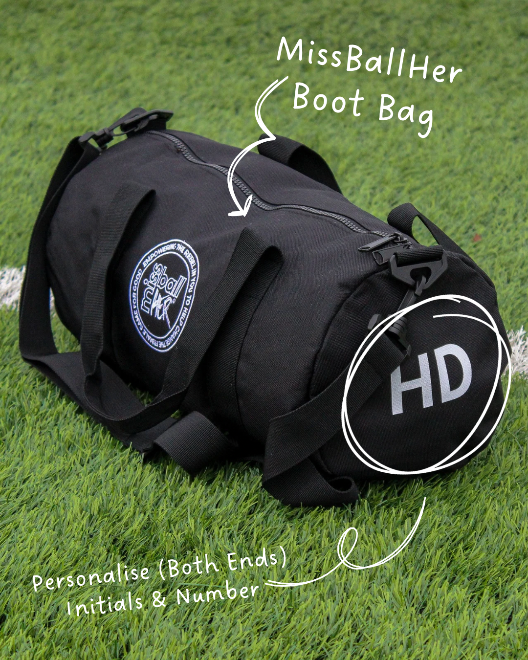 THE 'MISSBALLHER' BOOT BAG
