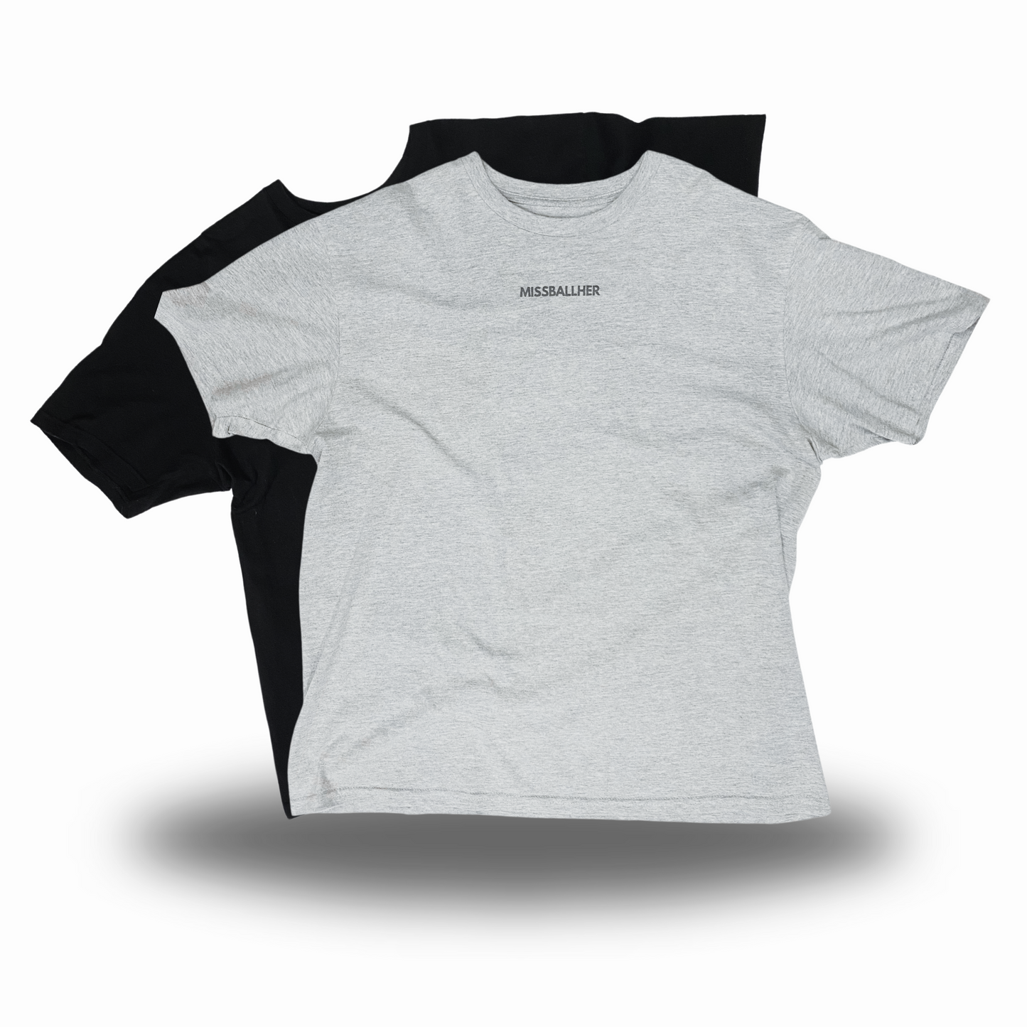Women's Relaxed T-Shirt 'This Girl Plays Football' GREY